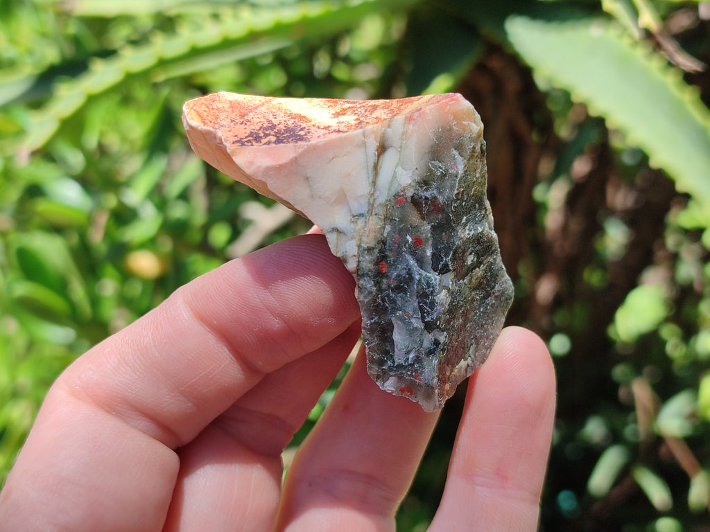 Natural Bloodstone Cobbed Specimens x 3 Kg Lot From Swaziland - Toprock Gemstones and Minerals 