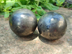 Polished Pharaoh Stone Spheres x 3 From Zimbabwe - Toprock Gemstones and Minerals 