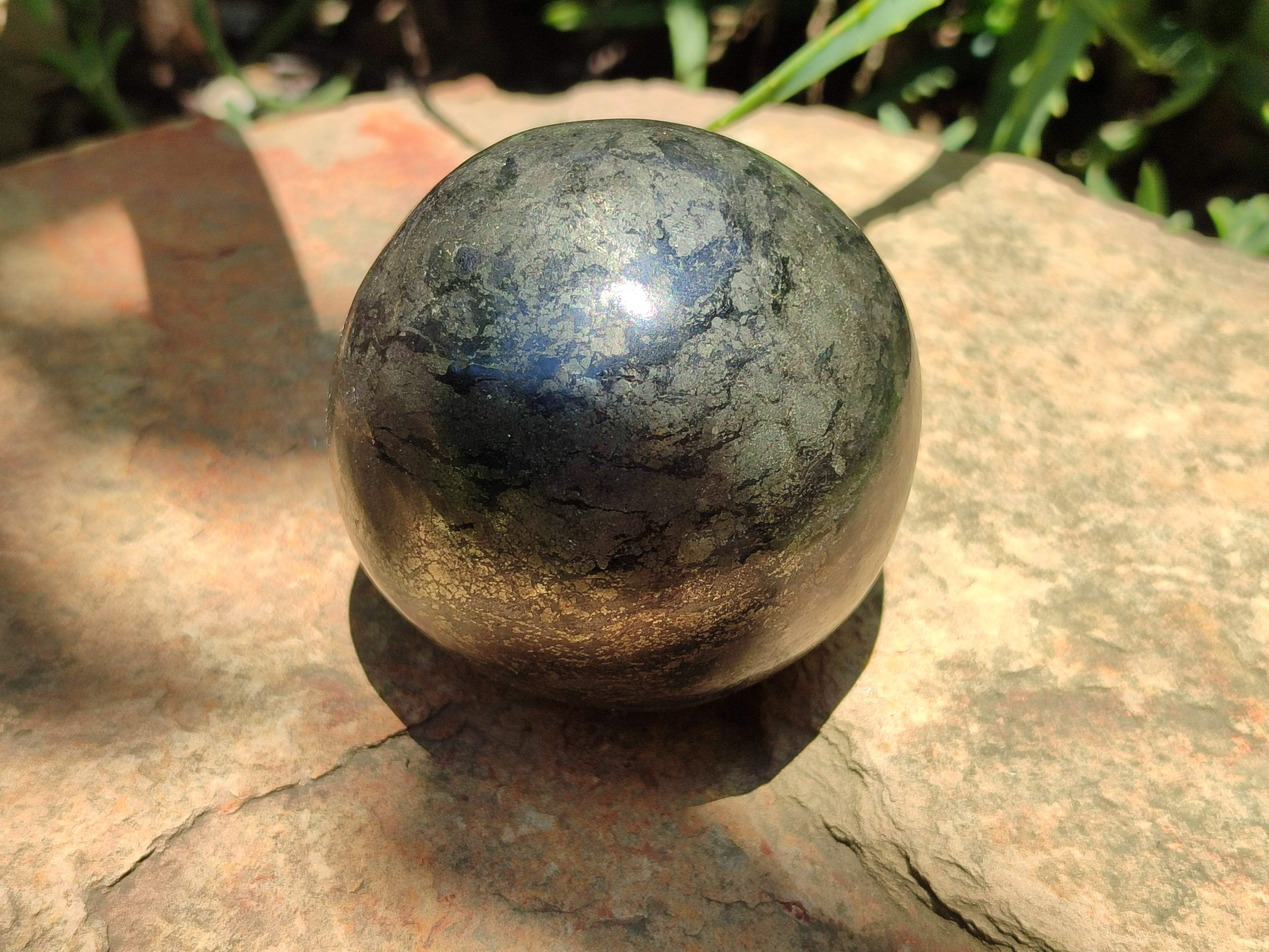 Polished Pharaoh Stone Spheres x 3 From Zimbabwe - Toprock Gemstones and Minerals 