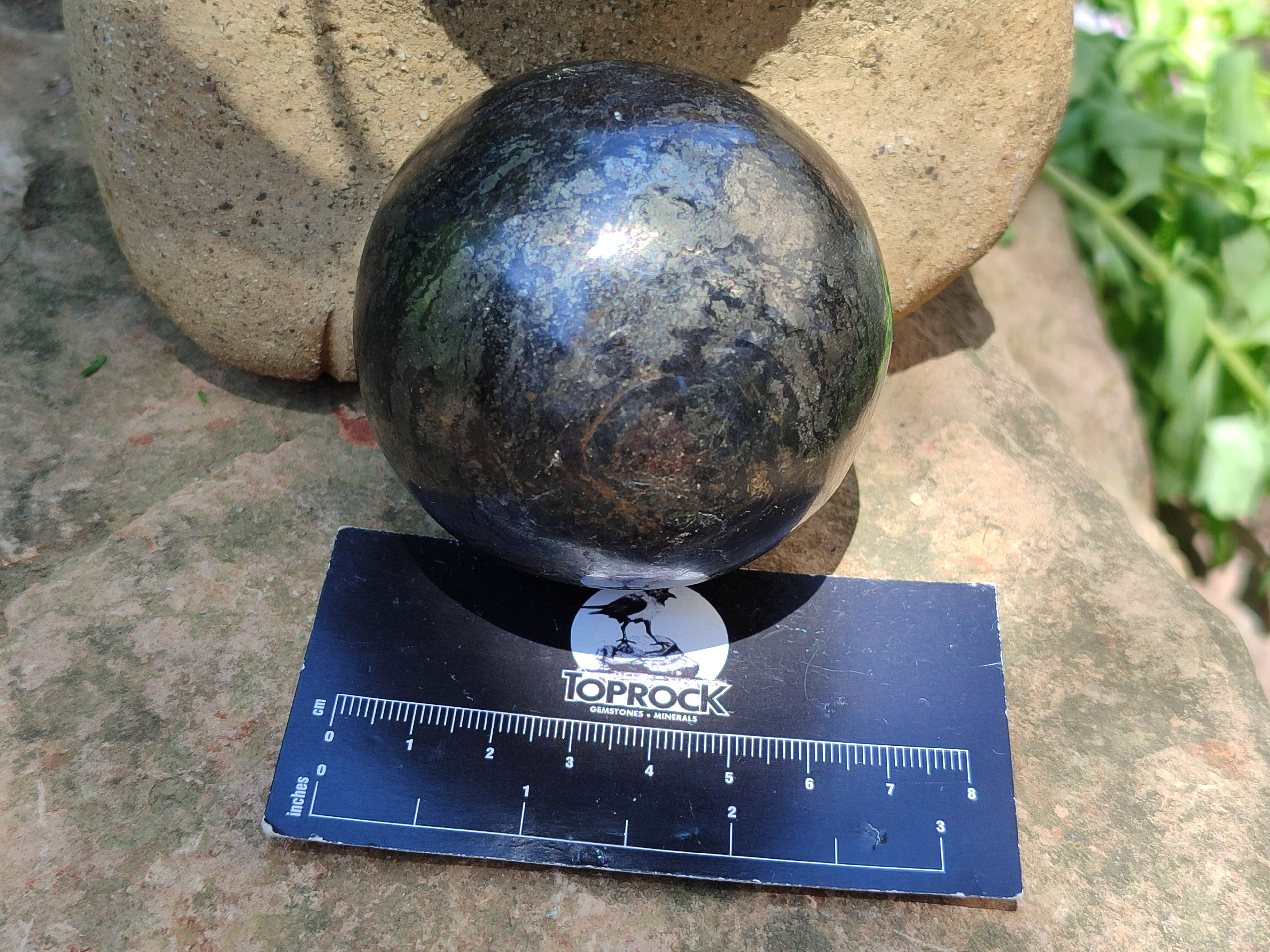 Polished Pharaoh Stone Spheres x 3 From Zimbabwe - Toprock Gemstones and Minerals 