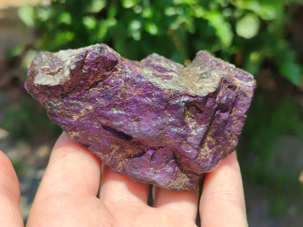 Natural Metallic Purpurite Cobbed Specimens x 6 From Erongo, Namibia - Toprock Gemstones and Minerals 
