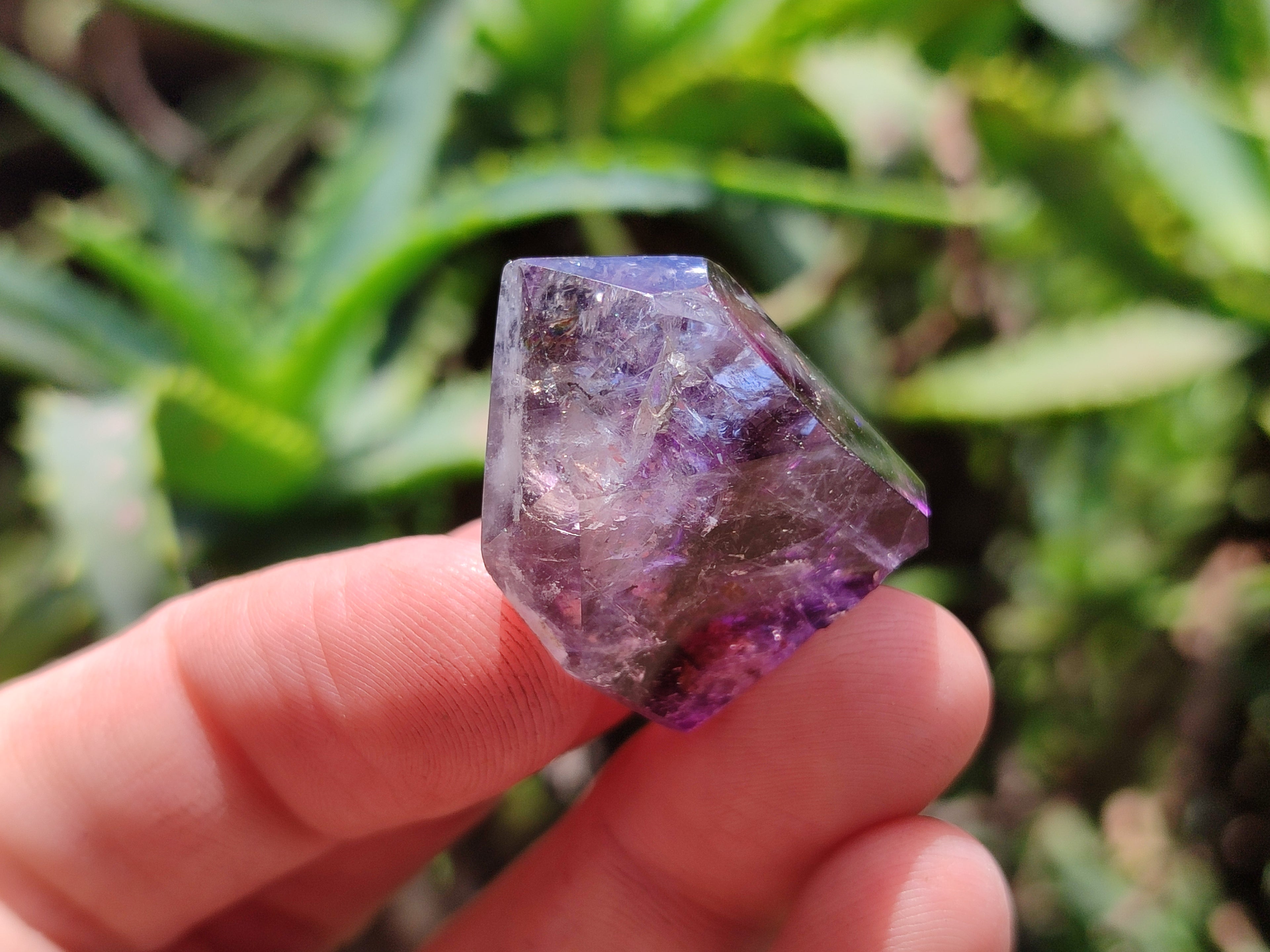 Polished Smokey Amethyst Window Quartz Crystals x 16 From Akansobe, Madagascar - Toprock Gemstones and Minerals 