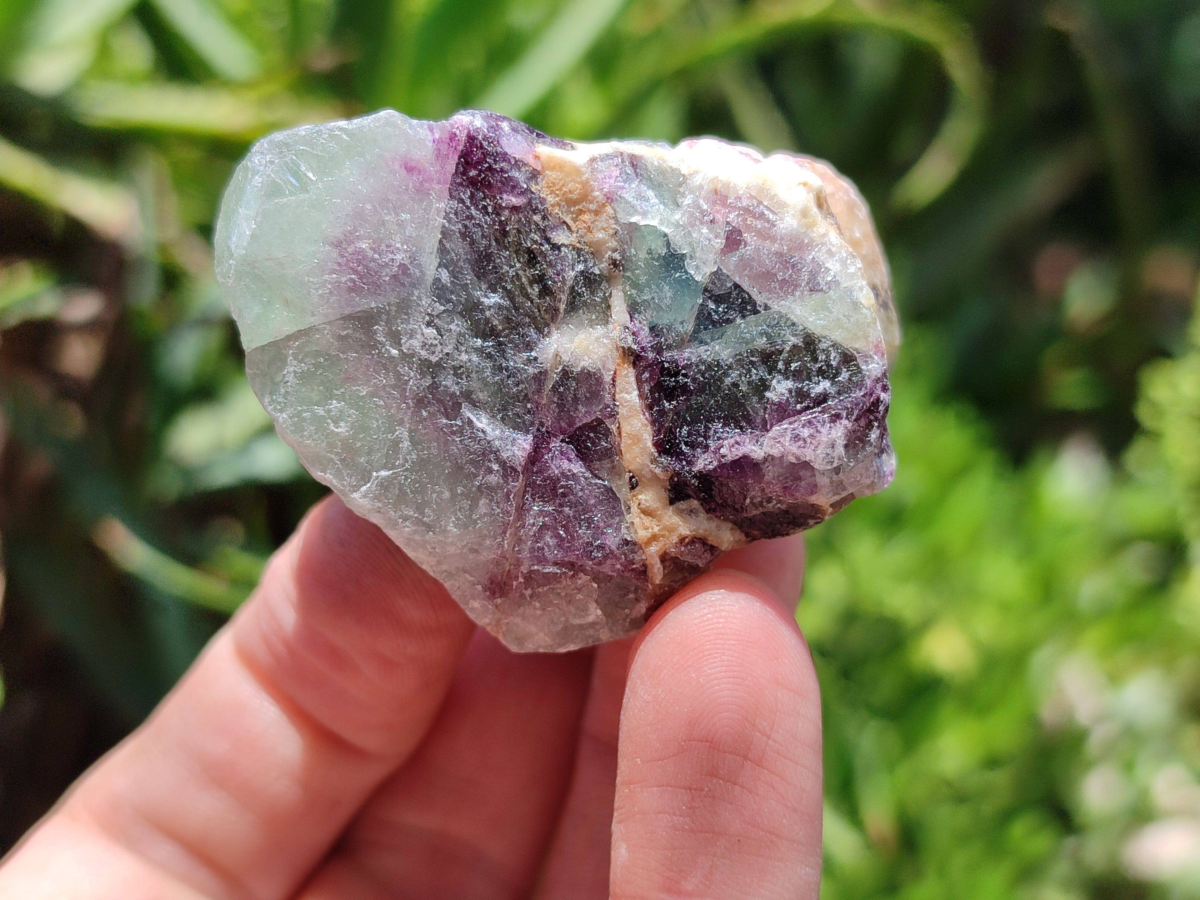 Natural Watermelon Fluorite Cobbed Specimens x 2.6 Kg Lot From Uis, Namibia - Toprock Gemstones and Minerals 