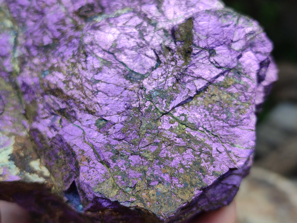 Natural Metallic Purpurite Cobbed Specimens x 3 From Erongo, Namibia - Toprock Gemstones and Minerals 
