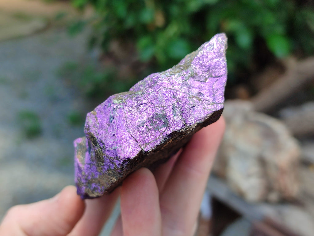 Natural Metallic Purpurite Cobbed Specimens x 3 From Erongo, Namibia - Toprock Gemstones and Minerals 