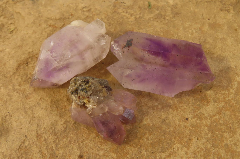 Natural Quartz Crystals x 30 From Brandberg, Namibia - Toprock Gemstones and Minerals 