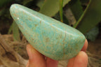 Polished Amazonite Standing Free Forms x 12 From Zimbabwe - Toprock Gemstones and Minerals 