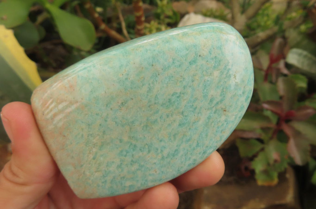 Polished Amazonite Standing Free Forms x 12 From Zimbabwe - Toprock Gemstones and Minerals 