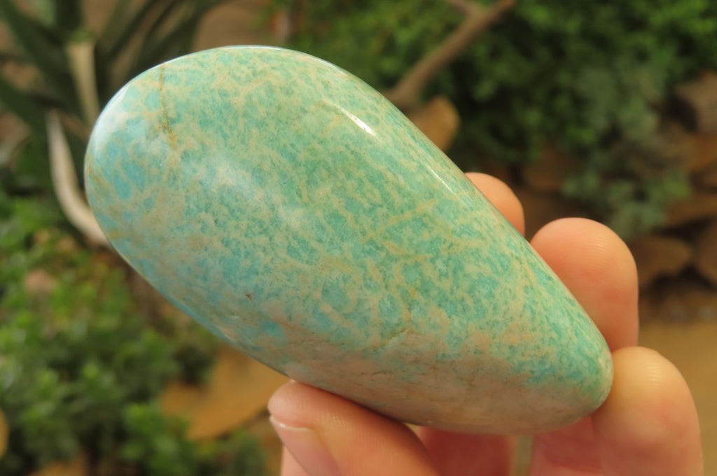 Polished Amazonite Standing Free Forms x 12 From Zimbabwe - Toprock Gemstones and Minerals 