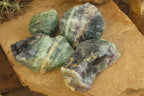Natural Watermelon Fluorite Specimens x 4 From Uis, Namibia - Toprock Gemstones and Minerals 