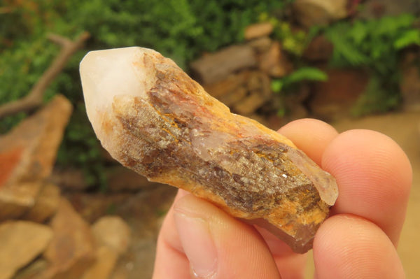 Natural Pineapple Candle Quartz Crystals x 35 From Antsirabe, Madagascar - Toprock Gemstones and Minerals 