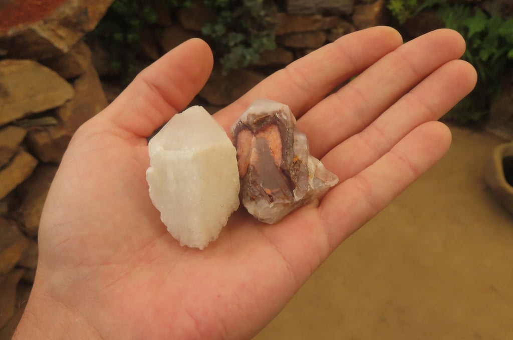 Natural Pineapple Candle Quartz Crystals x 35 From Antsirabe, Madagascar - Toprock Gemstones and Minerals 
