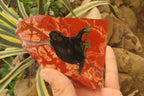 Hand Made Chimpanzee Decoupage on Brecciated Jasper Stone Slabs - Sold Per Item - From South Africa - Toprock Gemstones and Minerals 