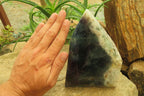 Polished Watermelon Fluorite Point x 1 From Namibia - Toprock Gemstones and Minerals 
