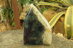 Polished Watermelon Fluorite Point x 1 From Namibia - Toprock Gemstones and Minerals 