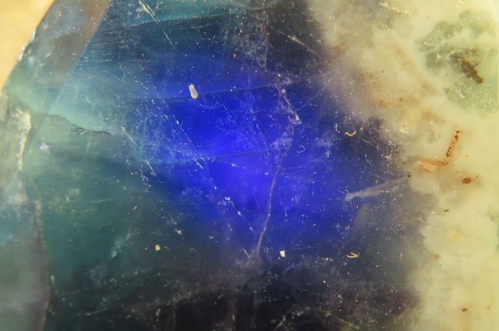 Polished Watermelon Fluorite Point x 1 From Namibia - Toprock Gemstones and Minerals 