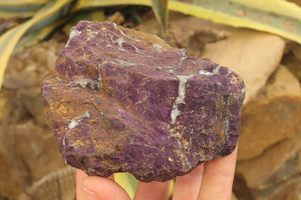 Natural Metallic Purpurite Specimens x 2 From Erongo, Namibia - Toprock Gemstones and Minerals 