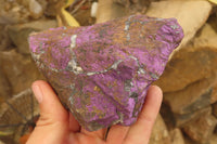 Natural Metallic Purpurite Specimens x 2 From Erongo, Namibia - Toprock Gemstones and Minerals 