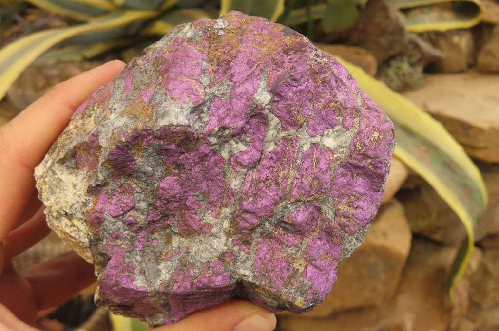 Natural Metallic Purpurite Specimens x 2 From Erongo, Namibia - Toprock Gemstones and Minerals 