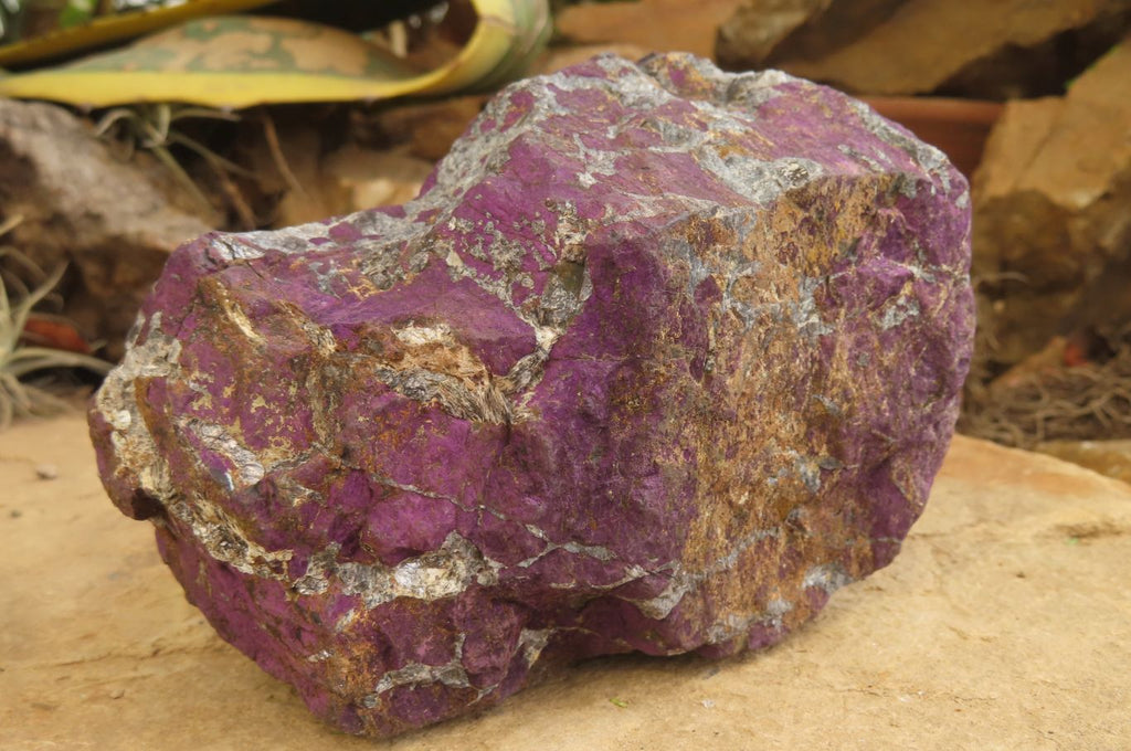 Natural Metallic Purpurite Specimens x 2 From Erongo, Namibia - Toprock Gemstones and Minerals 