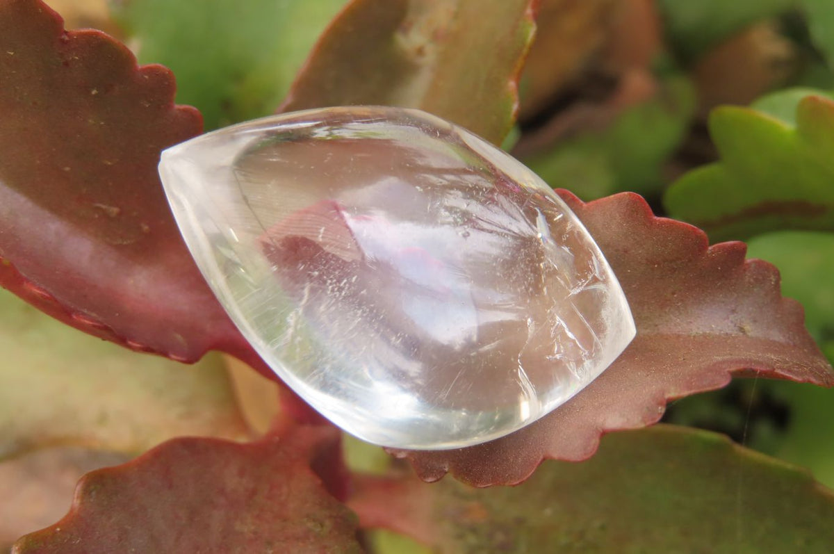 Polished Clear Quartz "Angel Tears" Pendant Pieces x 40 From Madagascar - Toprock Gemstones and Minerals 