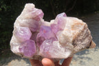 Natural Jacaranda Amethyst Quartz Cluster x 1 from Mumbwa, Zambia - Toprock Gemstones and Minerals 