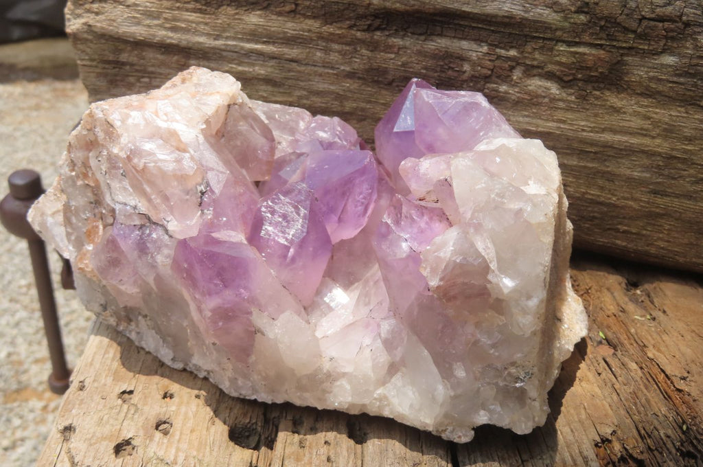 Natural Jacaranda Amethyst Quartz Cluster x 1 from Mumbwa, Zambia - Toprock Gemstones and Minerals 