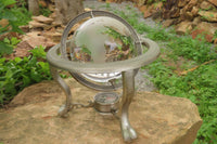 Polished Lead Glass World Globe x 1 From China - Toprock Gemstones and Minerals 