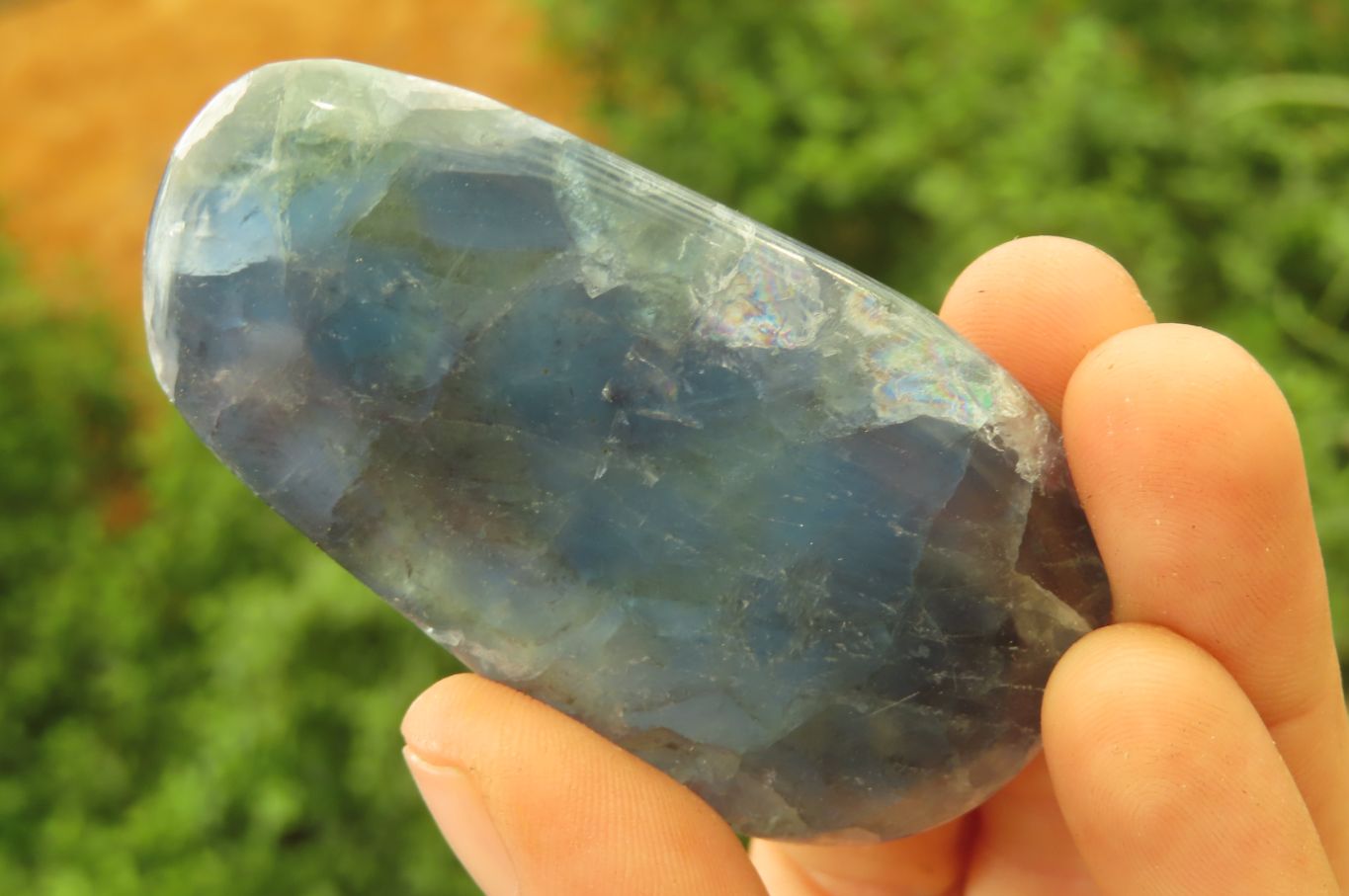 Polished Watermelon Fluorite Free Forms x 12 From Namibia - Toprock Gemstones and Minerals 