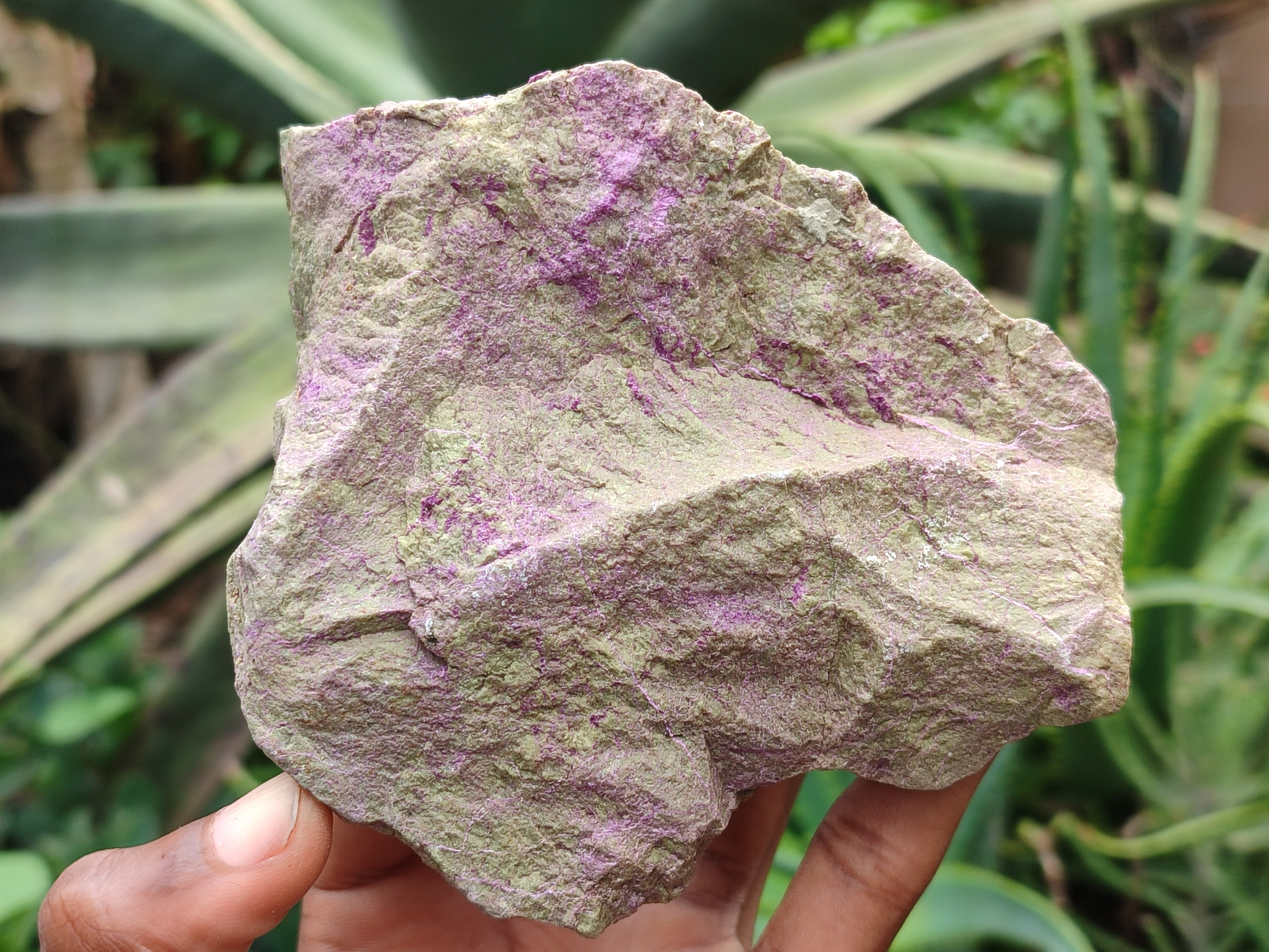 Natural Stichtite Cobbed Specimens x 5 From Barberton, South Africa - Toprock Gemstones and Minerals 