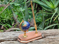 Hand Made Small Gems of The World Globe Desk Set - Sold per Item - From China - Toprock Gemstones and Minerals 