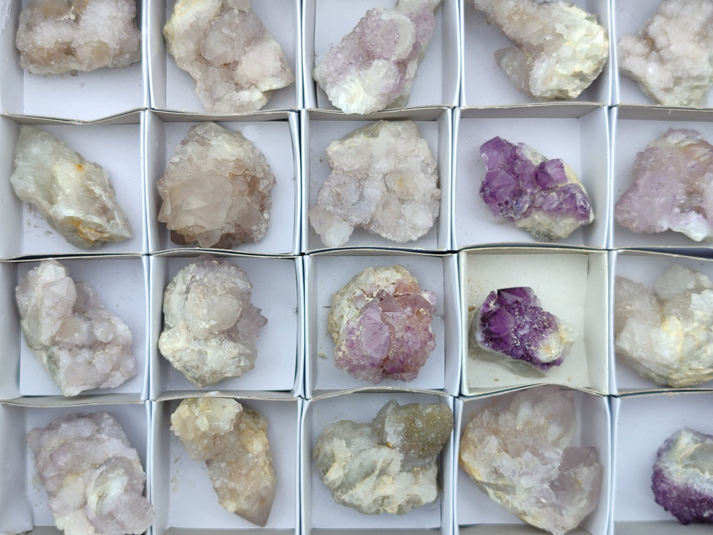 Natural Spirit Quartz Clusters x 20 From Boekenhouthoek, South Africa - Toprock Gemstones and Minerals 