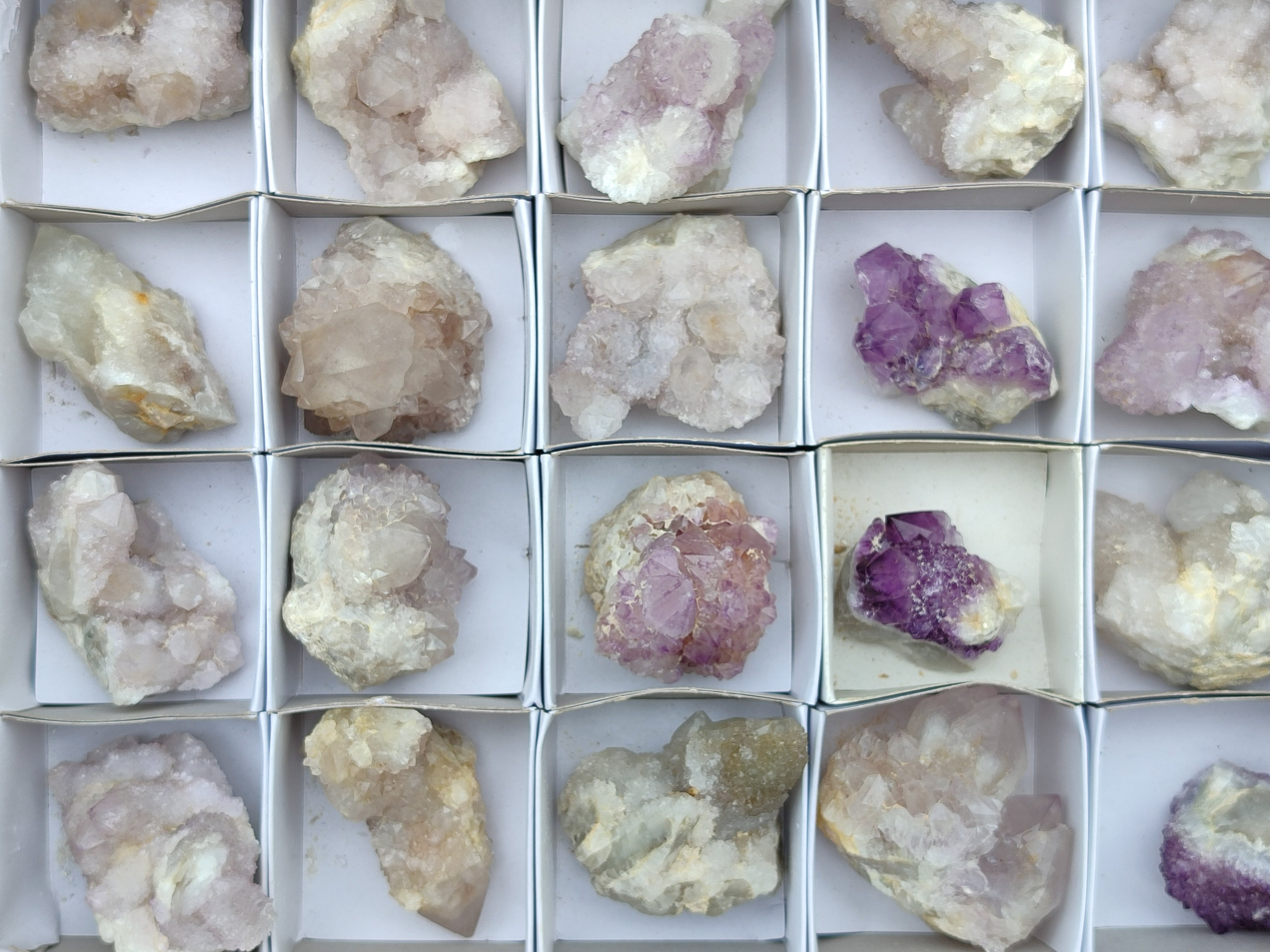 Natural Spirit Quartz Clusters x 20 From Boekenhouthoek, South Africa - Toprock Gemstones and Minerals 