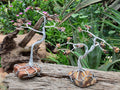 Hand Made Tigers Eye Wire Wrap Tree On Cobbed Nguni Jasper - Sold per Item -  From South Africa - Toprock Gemstones and Minerals 