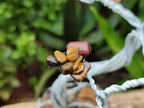 Hand Made Tigers Eye Wire Wrap Tree On Cobbed Nguni Jasper - Sold per Item -  From South Africa - Toprock Gemstones and Minerals 