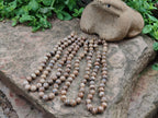 Polished Picture Stone Jasper Ball Shaped Bead Necklace - Sold Per Item - From Namibia - Toprock Gemstones and Minerals 