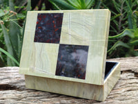 Hand Made Stone Jewellery Box x 1 From South Africa - Toprock Gemstones and Minerals 