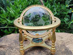 Polished Lead Glass World Globe - Sold Per Item - From China - Toprock Gemstones and Minerals 