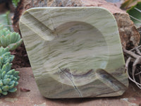 Polished Butter Jade Ashtrays x 2 From South Africa - Toprock Gemstones and Minerals 