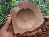 Polished Picture Stone Jasper Ashtrays x 2 From Namibia - Toprock Gemstones and Minerals 