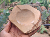 Polished Picture Stone Jasper Ashtrays x 2 From Namibia - Toprock Gemstones and Minerals 