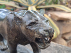 Hand Made Green Verdite Lioness Carving x 1 From Zimbabwe - Toprock Gemstones and Minerals 