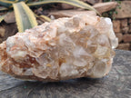 Natural Limonite Quartz Clusters x 2 From Solwezi, Zambia - Toprock Gemstones and Minerals 