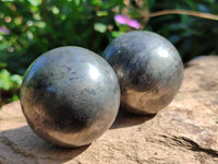 Polished Pharaoh Stone Spheres x 3 From Zimbabwe - Toprock Gemstones and Minerals 