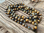 Polished Golden Tigers Eye Bead Necklaces - Sold Per Item - From South Africa - Toprock Gemstones and Minerals 