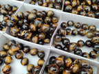 Polished Golden Tigers Eye Bead Necklaces - Sold Per Item - From South Africa - Toprock Gemstones and Minerals 
