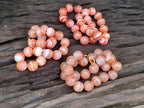 Polished Red Banded Sardonyx Tibetan Agate Bead Necklace - Sold Per Item- From Tibet - Toprock Gemstones and Minerals 