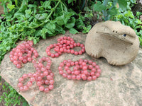 Polished Strawberry Quartz Bead Necklaces - Sold Per Item - From China