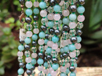 Polished Mixed Stone Bead Necklaces - Sold Per Item - From South Africa