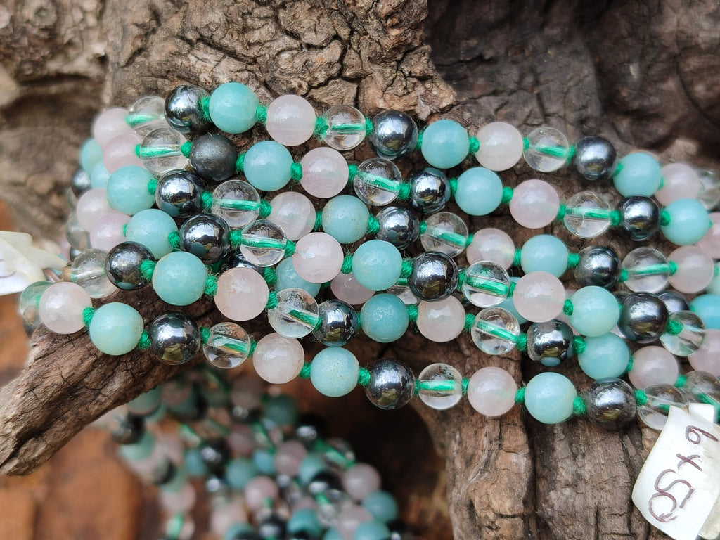 Polished Mixed Stone Bead Necklaces - Sold Per Item - From South Africa - Toprock Gemstones and Minerals 
